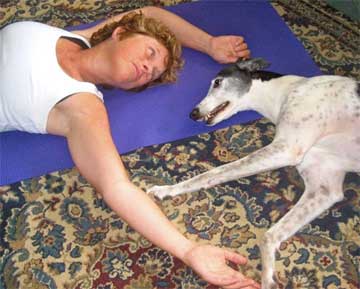 relaxation yoga with michele and abby